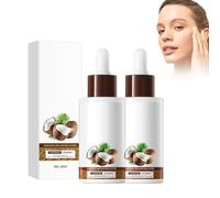 Hppsctink 2PCS Suero de Aceite de Coco, Suero Nutritivo y Rejuvenecedor de Aceite de Coco, Hidratante y Nutritivo, Reafirmante, 2PCS*40ml, serum