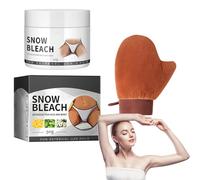 Hppsctink 50g Crema Blanqueadora Axilas y Aplicar guantes, Crema Blanqueadora Partes Intimas, Aclara la Pigmentación Oscura de las Axilas y la Cara Interna de los Muslos, Cream