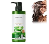 Hppsctink Champú Aloe Vera, 500ml Champú Natural de Aloe Vera, Limpia el cuero cabelludo, Hidrata el cabello, Suaviza y da brillo, Cuidado Capilar, shampoos