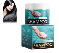 Hppsctink Champú con sal Marina, 200ml Champú Anticaspa Refrescante con Control de Grasa, nutritivo para el Cuero Cabelludo, shampoos