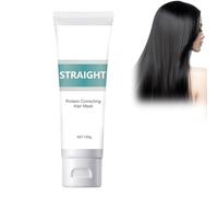 Hppsctink Crema Alisadora De Proteinas, 100g Crema alisadora del Cabello, Alisa las Puntas Abiertas Encrespadas, Crema de Tratamiento Alisante, shampoos