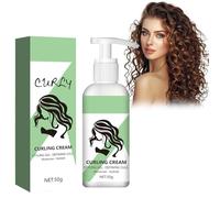 Hppsctink Curl Hair Defining Cream, 50g Crema para Definir Rizos, Crema Voluminizadora para Cabellos Rizados, Hidratación Fluffy Fijación Duradera, shampoos