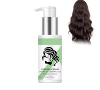 Hppsctink Curl Hair Defining Cream, 80g Crema para Definir Rizos, Hidratación Fluffy Fijación Duradera, Alisa el Cabello Encrespado, shampoo