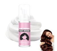 Hppsctink Hair Styling Curling Mousse, 60ml Espuma para Rizos Esponjosos, espuma hidratante para el cabello, shampoo