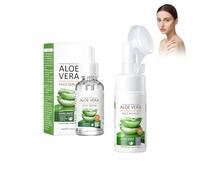 Hppsctink Hppsctink 30ml Extracto de aloe vera y 120ml Espuma limpiadora de aloe vera, Hidratación profunda, Reafirmante, Luminosidad, cream