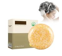 Hppsctink jabón de champú de jengibre, 60g jabón de champú anticaída, purifica el cabello, nutre las raíces del cabello, shampoos