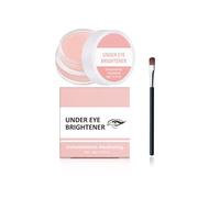 Hppsctink Under Eye Brightener, 10g Crema para los ojos y Cepillo de sombra de ojos, Textura ligera, eye cream