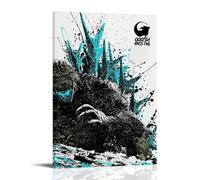HPPWRV Godzilla Minus OnePoster - Kit de collage de pared de lujo para decoración de dormitorio, pósteres para adolescentes, estilo marco, 50 x 75 cm