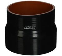 HPS htsr-450 - 500-l4-blk silicona alta temperatura 4 capas reforzadas reductor acoplador manguera, 40 PSI presión máxima, 4 cm de largo, 4 - 1/2 "> 5" ID, Negro