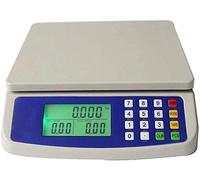 HPTHLY Balanzas Electrónicas De Alta Precisión con Cálculo De Precios, Balanzas Digitales De Acero Inoxidable para Cocina.(Un Color - 15 Kg/1 G)