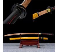 HPTHLY Katana de Madera con Vaina, 103 cm Hecha a Mano, Espada samurái de Palisandro para Cosplay, colección, exhibición en el hogar, Fiestas temáticas, práctica de Kendo