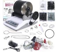 HPTHLY Kit Pulidor De Rocas con Temporizador De 7 Días Y Diseño Desmontable para Pulir Piedras Preciosas, Minerales Y Cristales Metálicos: Ideal para Aficionados A La