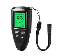 HPTHLY Medidor De Espesor Gau, Hw-300Pro Medidor Digital De Espesor De Pintura Gau De Ancho De Alta Precisión Medidor De Espesor De Recubrimiento De Metal para Automóv(Negro-1)