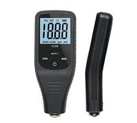 HPTHLY Medidor De Espesor Tc200, Recubrimiento Negro Completo, Medidor De Espesor con Retroiluminación, Probador De Pintura para Automóviles, Medidor De Espesor con Ma(Totalmente Negro)