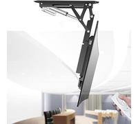 HPTHLY Soporte Eléctrico De Techo para TV - Soporte De Pared para TV, Soporte De TV Plegable Oculto con Elevación Automática, Control Remoto E Interruptor, Plegable De 0 A