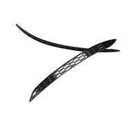 HPTOUY Reflector Trasero de Panal de Abeja Negro Brillante Modificado, Cubierta de lámpara antiniebla, Tira embellecedora for Golf 8 MK8 Rline 2020-2021