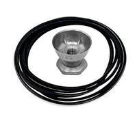 HPUY Polea de motor de secadora 8066184 y correa de tambor de secadora 341241 compatible con Whirlpool Maytag KitchenAid Roper Dryers Reemplaza WP8066184 W10402909 W10290531 W10290525 W10299847