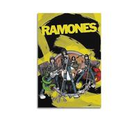 HPVCGRF Ramones - Póster decorativo vintage para pared, lienzo estético, música y películas, pintura decorativa para sala de estar, dormitorio, 20 x 30 cm, estilo sin marco