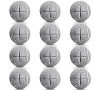 HPWFHPLF Pelotas de tenis precortadas, paquete de 12 pelotas de tenis para sillas de andador, escritorios, patas de muebles y protección del suelo (gris)