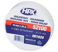 HPX-IW1920-Cinta aislante PVC VDE 52100 Blanco (19mm x 20m)