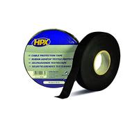 HPX mtp1925 Cinta de protección de Cable, 19 mm x 25 m, Color Negro