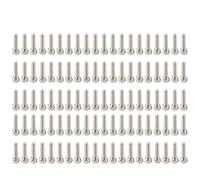HPZIHUIT 100pcs M3 Acero inoxidable SS304 Tornillos de cabeza hueca hexagonal Suministro de sujetadores (Con*12)