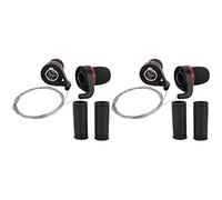 HPZIHUIT 2 pares al aire Mango de transmisión de cambio de velocidad de bicicleta de montaña, agarre trenzado