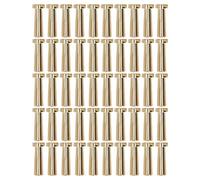 HPZIHUIT 50 Unids 5mm Latón Conector de La Batería Enchufe de Alta Dureza para RC Batería ESC Motor Escena Aplicable Conjunto
