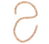 HPZIHUIT 8mm joyería DIY cuenta exquisita elegante cuenta de piedra Natural para pulsera collar fabricación de artesanía (Champán)