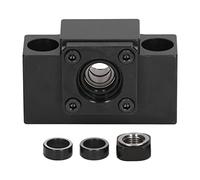 HPZIHUIT AK10 soporte de extremo de husillo de bolas rendimiento de rotación estable soporte de tornillo de máquina CNC de acero al carbono para SFU1204