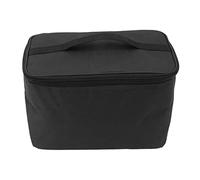 HPZIHUIT Bolsa térmica reutilizable y portátil para la compra, plegable, para transportar alimentos, de tela Oxford, 10 L. (Negra)