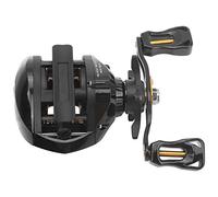 HPZIHUIT Carrete de pesca metálico rueda de lanzamiento, relación de velocidad 6.3:1, 12+1 rodamientos de bolas, accesorio magnético para pesca. (Derecha)