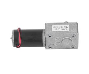 HPZIHUIT DC12V Motor de engranaje de bloqueo automático Motor eléctrico de reducción de velocidad de eje único 634JSX 31ZY (250RPM)