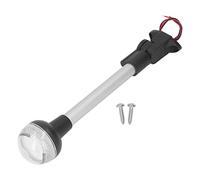 HPZIHUIT LUZ DE ANCLA LUZ DE NAVEGACIÓN CON BASE AJUSTABLE DE 360° PLEGABLE ANTI CORROSIÓN PARA BARCO DE PESCA DC12V