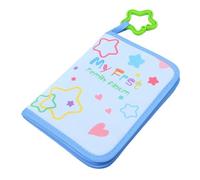 HPZIHUIT Mi Primer álbum de Fotos, Libro de Fotos para bebés de Tela con Espejo Seguro, Capacidad para 17 Fotos de 4x6 Pulgadas.