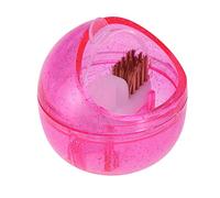 HPZIHUIT Mini taladro de decoración de uñas cepillo de doble limpieza caja de limpieza de polvo herramienta de manicura de pulido