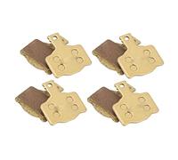 HPZIHUIT Pastillas de freno de disco de bicicleta de montaña Pastillas de freno con base de cobre de metal completo para caminos rurales urbanos (MJ03F)