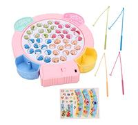 HPZIHUIT Plato de Pesca eléctrico Giratorio para niños, percepción Mejorada del Color, Juguetes de Pesca para niños Mayores de 3 años