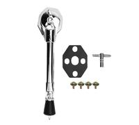 HPZIHUIT Soporte de Tambor Ajustable con ángulo Antideslizante de Acero al Carbono con Patas de espolón para Tambor