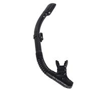 HPZIHUIT Tubo de respiración de Buceo Todo Equipo de Snorkel Frontal Seco Suministros de Entrenamiento de natación (SK-101 Negro)