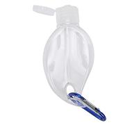 HPZIHUIT Viajar con biberón de biberón de compresión vacío 50 ml de recipientes de tapa de plástico transparente forma de corazón (Hojas)