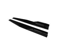 HPZPRPCEW 1 Par 75cm para X1 F48 2016-2022 Extensión De Faldones Laterales Divisor Balancines Protector Antiarañazos Accesorios Profesionales(Negro Brillante)
