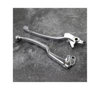 HPZPRPCEW 1 Par Para Suzuki GSXR1000 2001 2002 2003 2004 Palancas De Embrague Freno Aluminio Para Motocicleta(Plata)