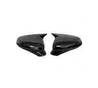 HPZPRPCEW 2 Piezas/Set Para Seat Para Leon MK4 Cupra 2020-2024 Cubierta De Espejo Retrovisor Auto Carcasa Lateral(Negro brillante)