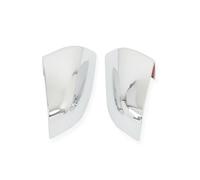 HPZPRPCEW 2 Unidades/Set Para Tesla Para Model S 2017 2018 2019 Cubierta De Espejo Lateral Auto Carcasa Tapa Reemplazo Alojamiento(Cromo)