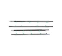 HPZPRPCEW 4 Piezas/juego Para CRV 2012-2016 Tiras Decorativas Para Puertas Ventanas De Coche Tira Sellado Goma Negra Accesorios Para