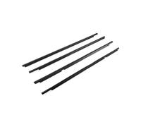 HPZPRPCEW 4 Piezas/juego Para Toyota Para Corolla 2009-2012 Accesorios Para Coche Cinturones De Sellado Goma Para Ventana Izquierda Derecha Moldura Burlete(4Pcs-Black)