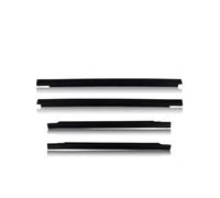 HPZPRPCEW 4 Piezas MR144697 Para Mitsubishi L200 Strada K60 K70 De 4-puertas 1996-2004 Burlete Goma Para Ventana Exterior Vidrio Laminado