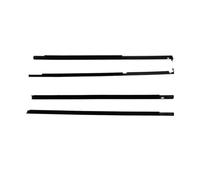 HPZPRPCEW 4 Piezas Para Mitsubishi Para Pajero Para Montero V73 V93 V97 2000-2016, Burlete De Vidrio Para Ventana Coche, Moldura Sellado Exterior Puerta Lateral