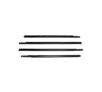 HPZPRPCEW 4 Piezas Para Peugeot 301 2013-2017 Burletes De Goma Para Ventanas Molduras Puertas Cristales(NEGRO)